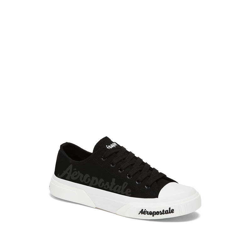 Zapato Deportivo Tenis Aeropostale Mujer Negro Tenis Casual Urbano