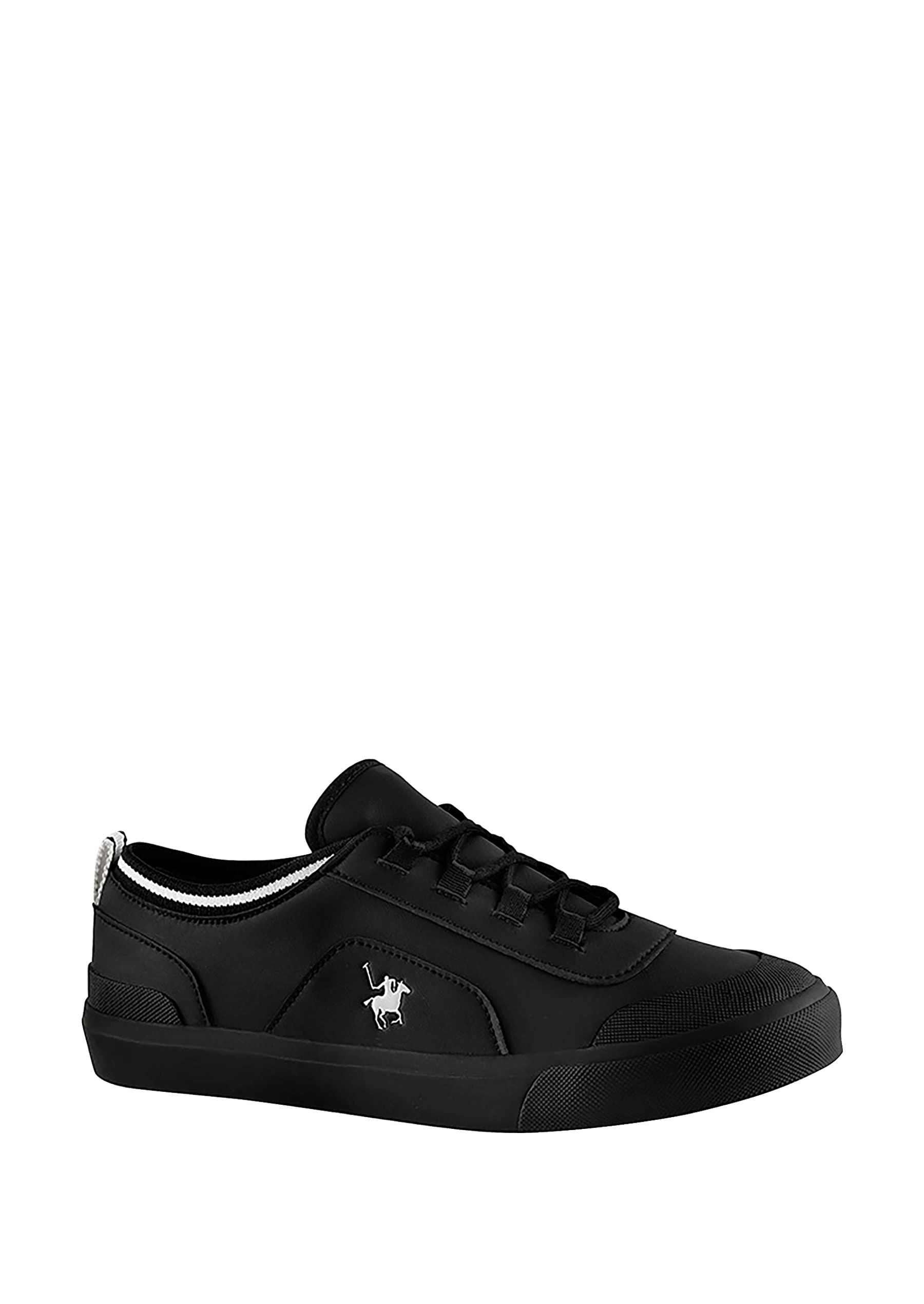 Tenis Polo Zapatos Club Tenis Hombre Zapatos Polo Negro SNEAKER