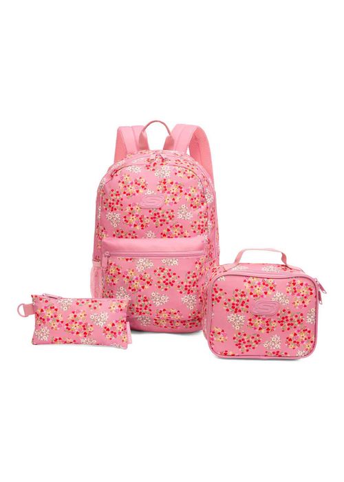 SET DE MOCHILA/LONCHERA/LAPICERA PARA NIÑA 84249