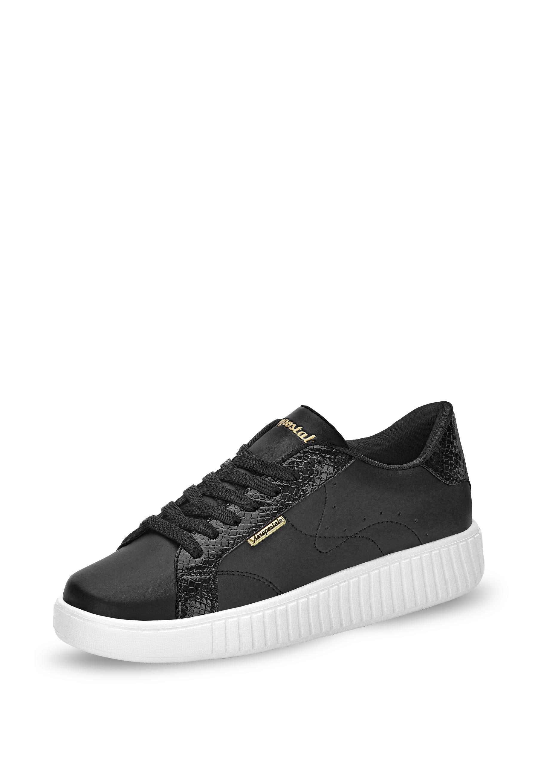 Sneakers Aeropostale Tenis Aeropostale Mujer Negro Aeropostale