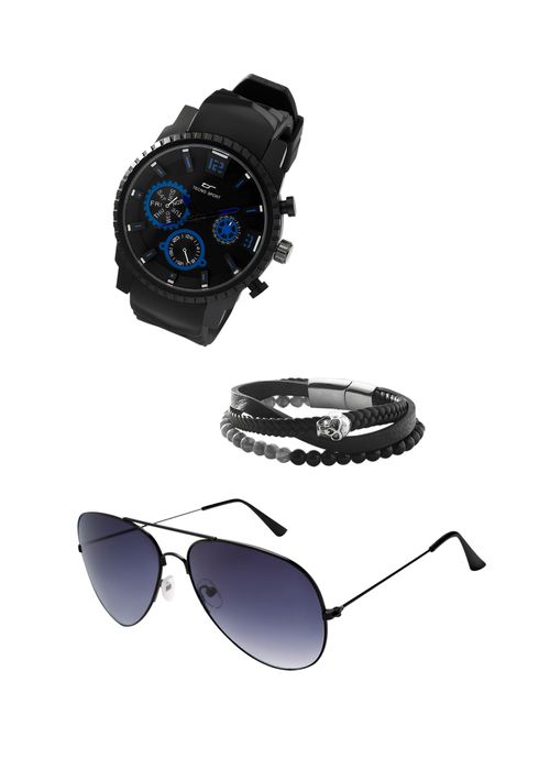 SET DE RELOJ, LENTES Y PULSERAS PARA HOMBRE 48627