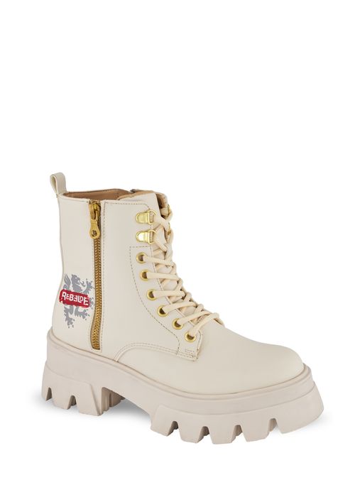 BOTA RBD " REBELDE" "COLECCIÓN ESPECIAL" CASUAL BEIGE PARA MUJER 67578