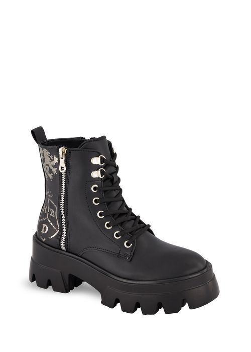 BOTA RBD " REBELDE" "COLECCIÓN ESPECIAL" CASUAL ESCUDO FOIL PARA MUJER 67580