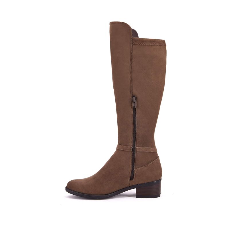 Botas Largas Botas De Gamuza Andrea Knee High Bota Extra Larga