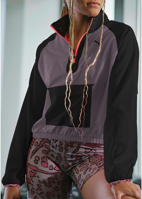 PUMA HYPERNATURAL WOVEN 1/2 ZIP PARA MUJER 51326