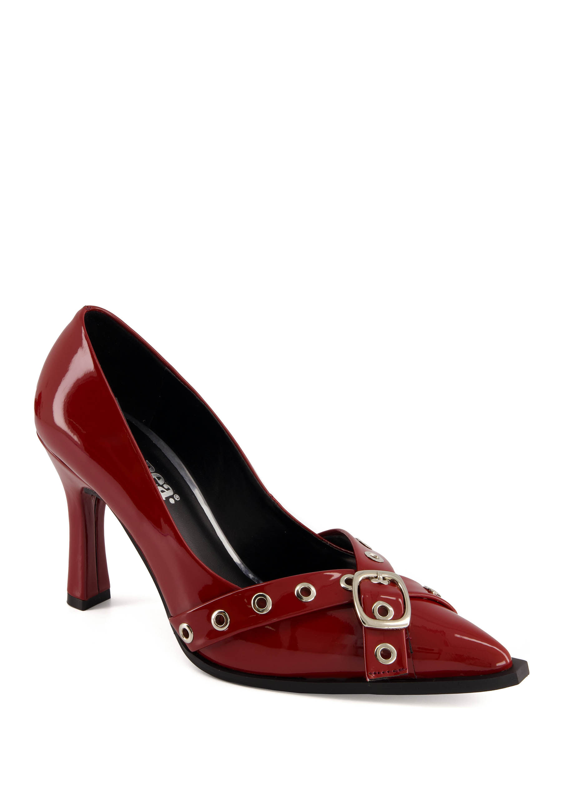 Zapatillas Rojas Tacones Rojos Con Negro Mujer Zapatillas Mujer Rojas