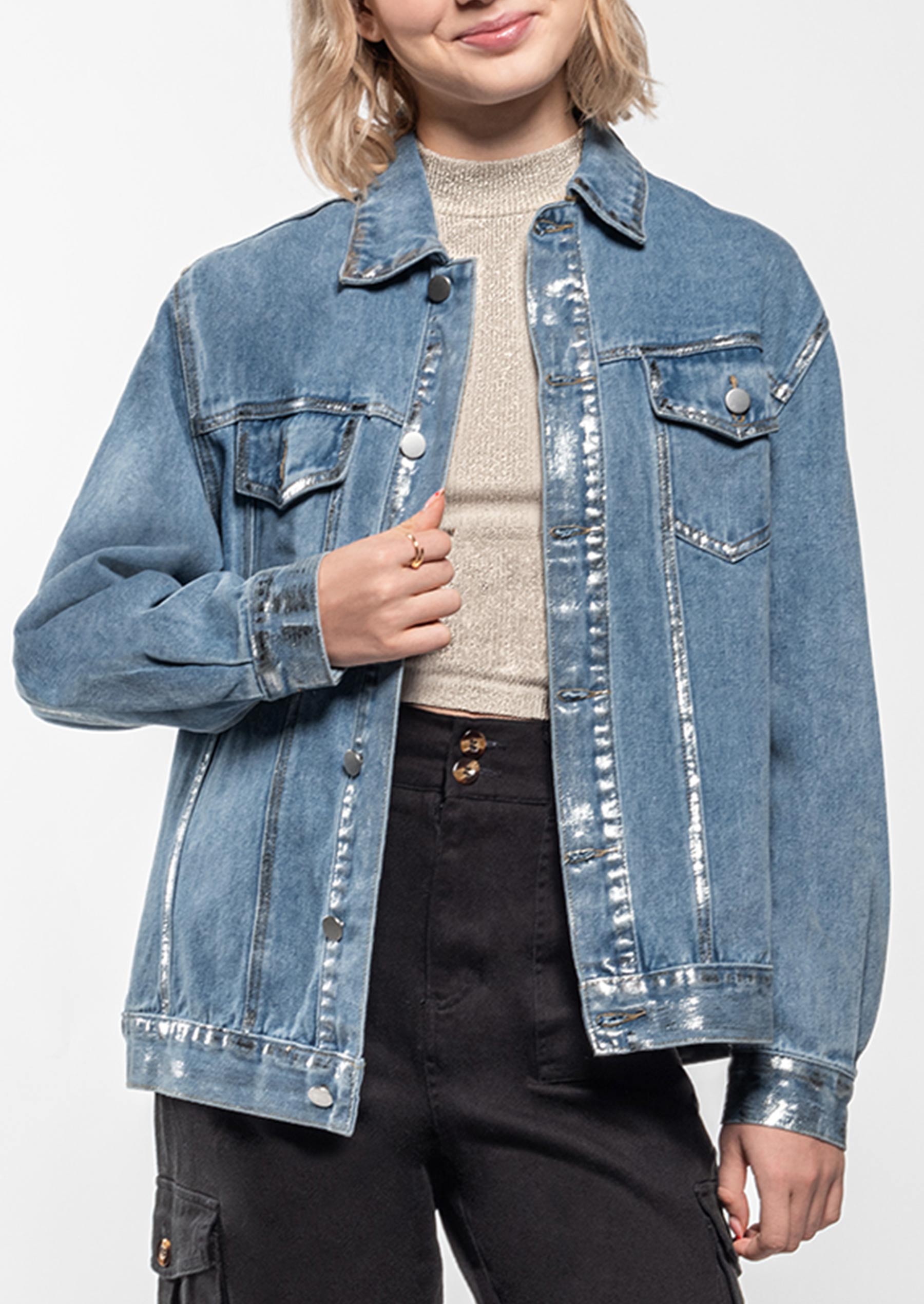 CHAMARRA FOREVER 21 PARA MUJER 85446