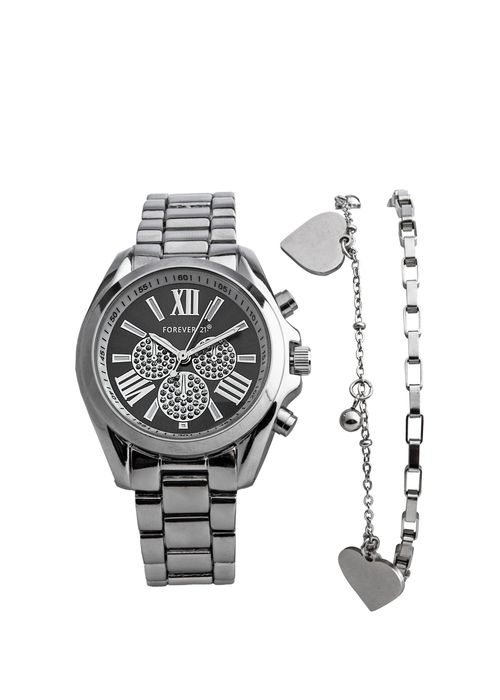 SET RELOJ ANÁLOGO Y PULSERA PARA MUJER 44900