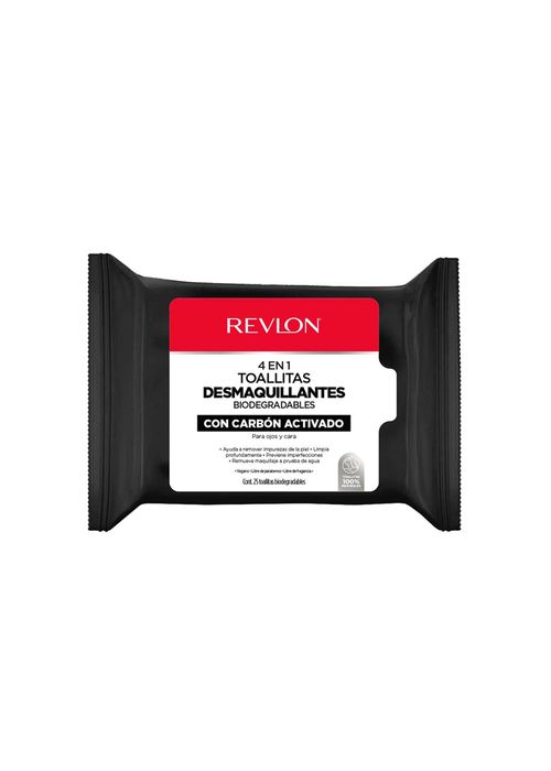 TOALLITAS DESMAQUILLANTES CARBÓN ACTIVADO REVLON PARA MUJER 42695