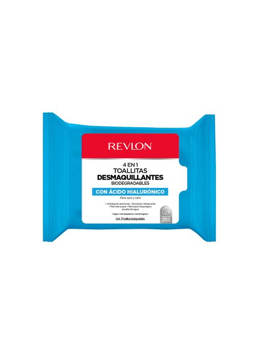 TOALLITAS DESMAQUILLANTES ÁCIDO HIALURÓNICO REVLON PARA MUJER 42696