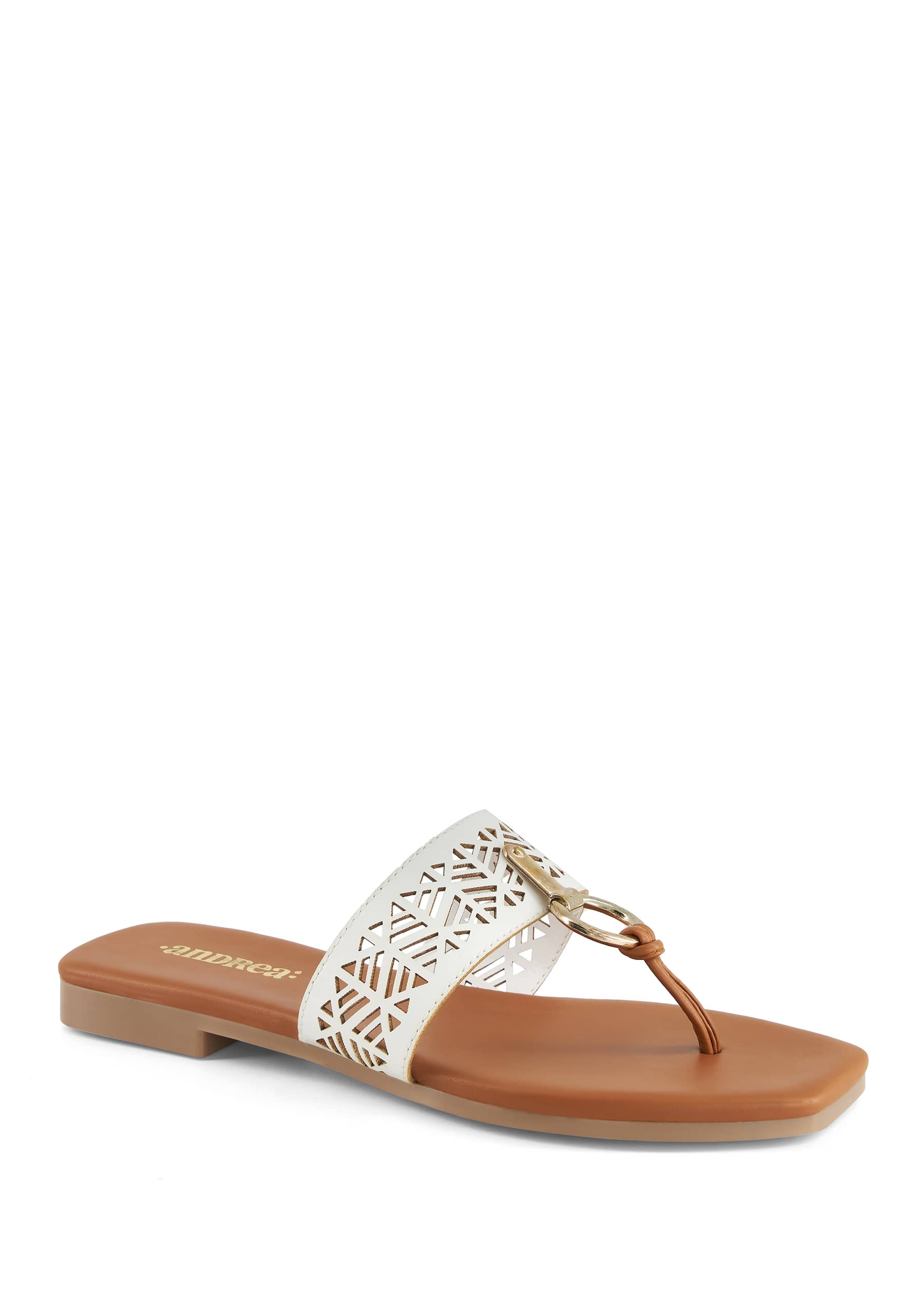 Zapatos Sandalias Blancas Andrea Sandalias Zapatillas Cerradas Blancas