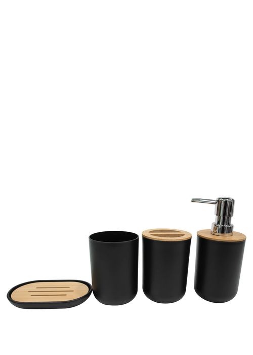 SET DE BAÑO BLACK PARA HOMBRE/MUJER 41569