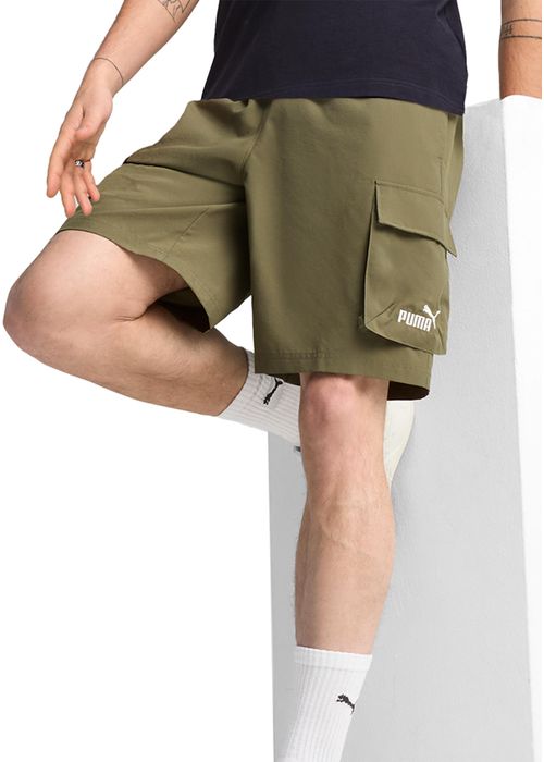 PUMA ESS NO. 1 LOGO WOVEN CARGO SHORTS 9" PARA HOMBRE 57095