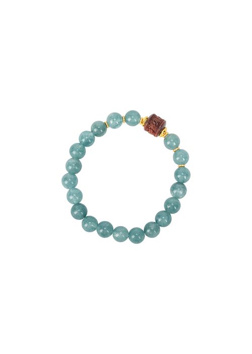 PULSERA DE PIEDRA VERDE PARA MUJER 60255