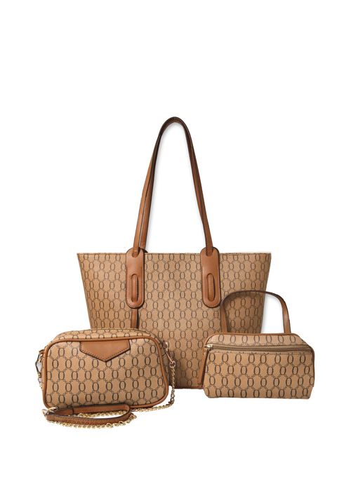 SET DE BOLSA, CROSSBODY, BOLSA DE MANO Y TARJETERO PARA MUJER 60534