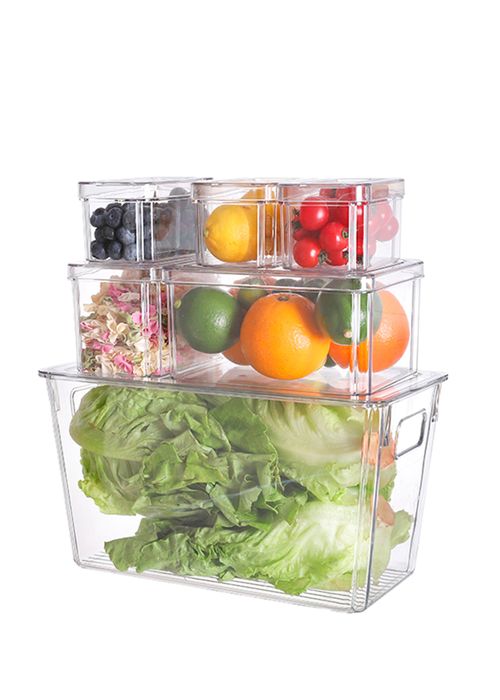 CONTENEDORES SET DE 6 CONTENEDORES PLÁSTICO PARA HOMBRE/MUJER 60974