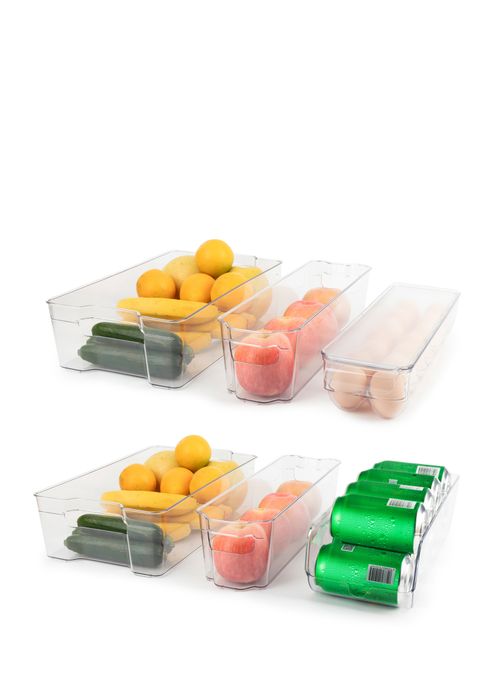CONTENEDORES SET DE 6 ORGANIZADORES PARA COCINA PLÁSTICO PARA HOMBRE/MUJER 60987