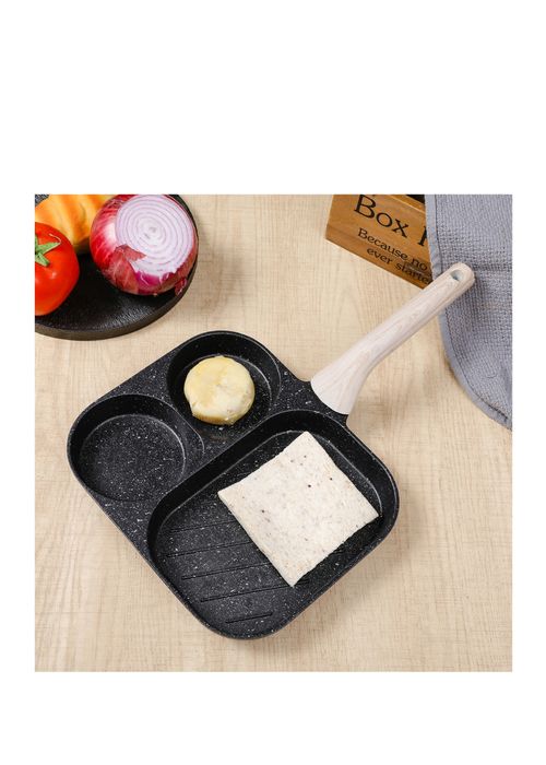 UTENCILIOS SARTÉN CON 3 PANELES METAL PARA HOMBRE/MUJER 61052