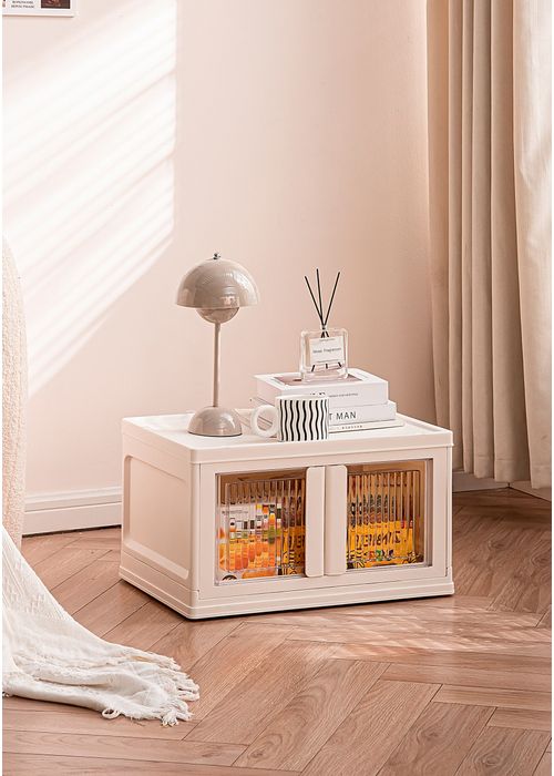 ACCESORIO DE BAÑO CAJA ORGANIZADORA PLEGABLE Y APILABLE PLÁSTICO PARA HOMBRE/MUJER 61030