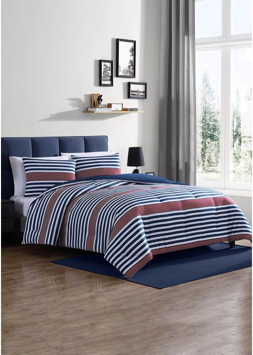 SET EDREDÓN KENNEDY STRIPE PARA HOMBRE/MUJER 95370