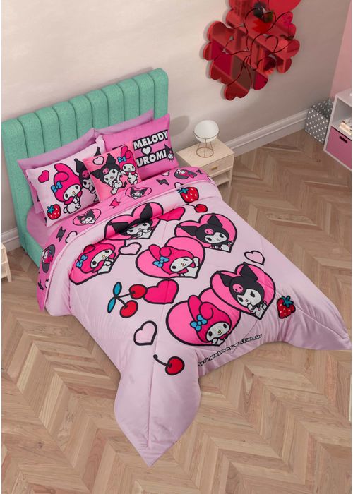 EDREDÓN MY MELODY & KUROMI PARA NIÑOS 95508