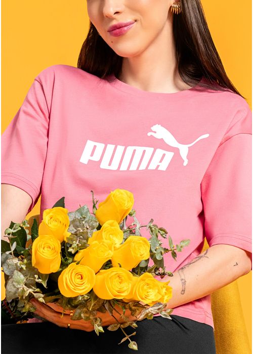 PUMA ESS CROPPED NO. 1 LOGO RELAXED TEE PARA MUJER 93078
